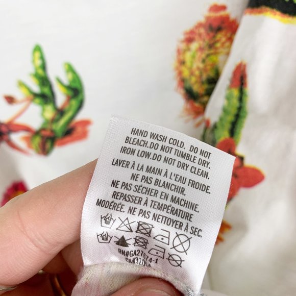 HP NWOT Anthro Eva Franco Desert Cactus Crew Tee S - Picture 8 of 8